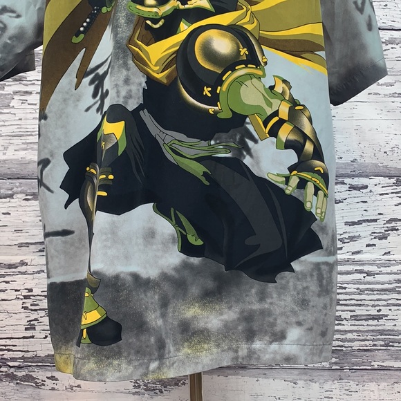 Japanese Anime Button Up Shirt - Size Large - Picture 7 of 8
